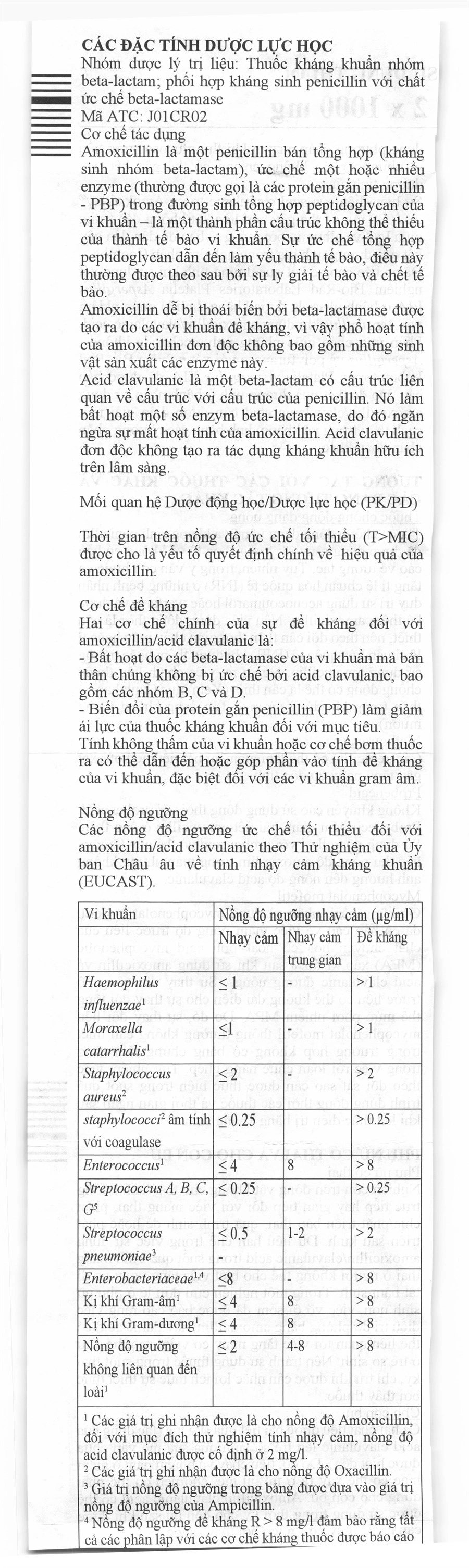 Amoksiklav 2x 1000mg trị nhiễm khuẩn (2 vỉ x 5 viên) - 7